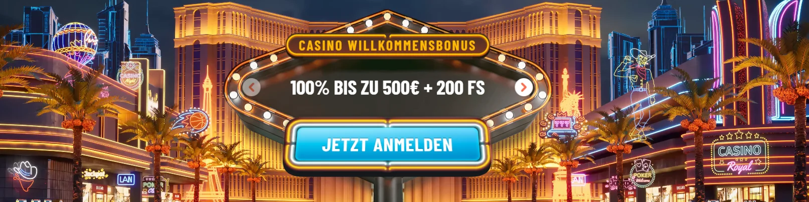 Wyns Casino Banner